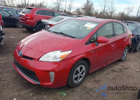 2013 Toyota Prius Two from USA, damaged, VIN JTDKN3DU4D0350651